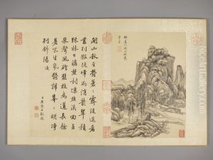 <<wang yuan qi fang gu shan shui ce>> by Wang Yuanqi