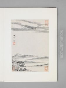 <<dong qi chang shan shui tu ce>> by Dong Qichang