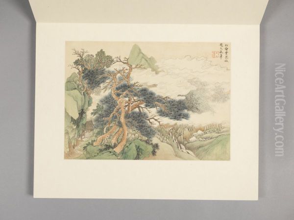 <<wang hui fang gu shan shui ce>> - view 1