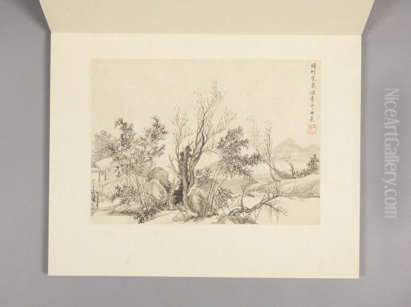 <<wang hui fang gu shan shui ce>> - view 1