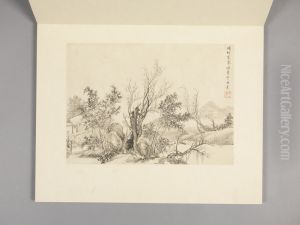 <<wang hui fang gu shan shui ce>> by Wang Hui