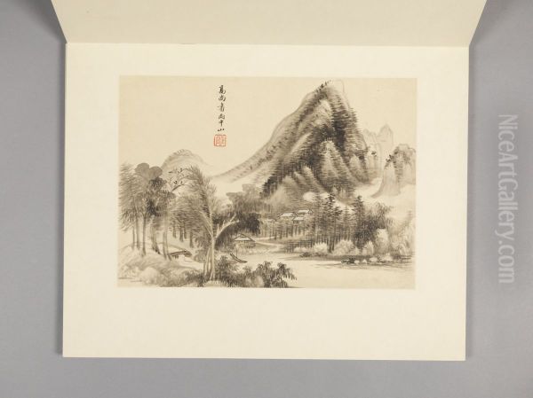 <<wang hui fang gu shan shui ce>> - view 1