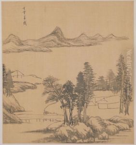 <<dong qi chang shan shui tu ce>> by Dong Qichang