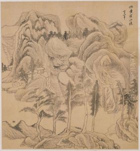 <<dong qi chang shan shui tu ce>> by Dong Qichang