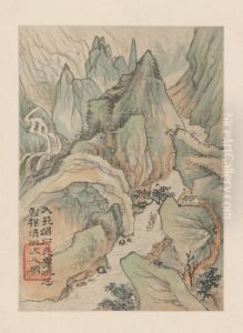 <<shi tao shan shui tu ce>> by Shitao Daoji