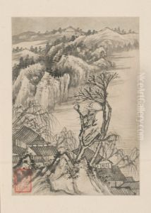 <<shi tao shan shui tu ce>> by Shitao Daoji