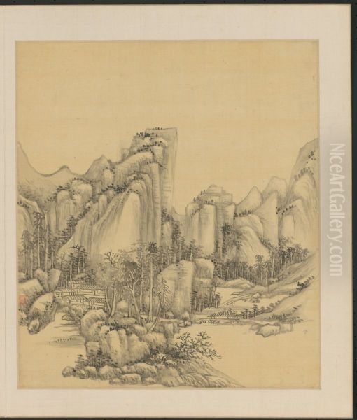 <<wang yuan qi shan shui ce>> - view 1
