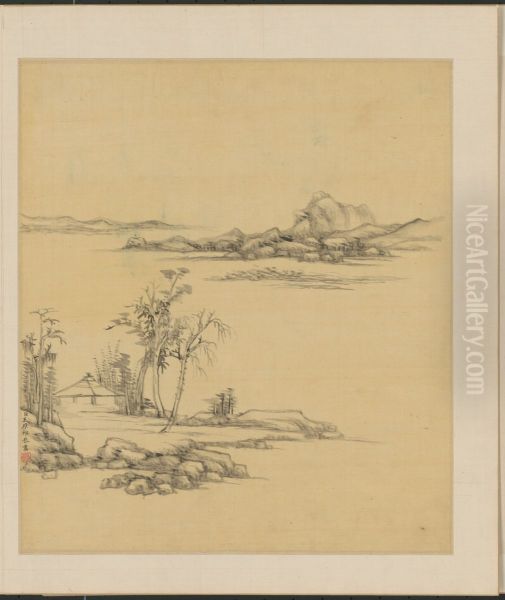 <<wang yuan qi shan shui ce>> - view 1