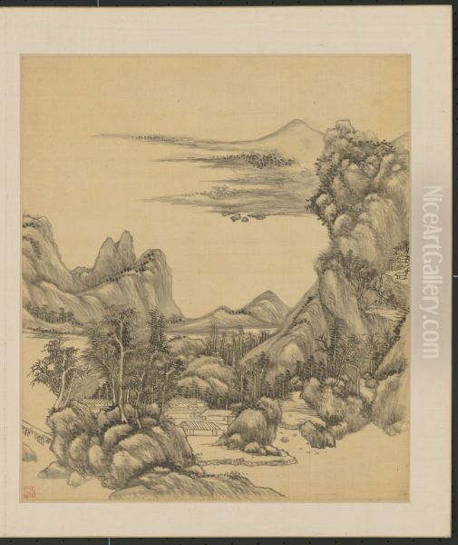<<wang yuan qi shan shui ce>> - view 1
