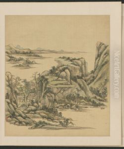 <<wang yuan qi shan shui ce>> by Wang Yuanqi