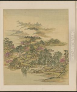 <<wang yuan qi shan shui ce>> by Wang Yuanqi