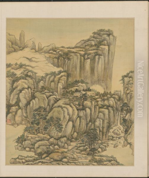 <<wang yuan qi shan shui ce>> - view 1
