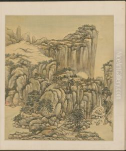 <<wang yuan qi shan shui ce>> <<wang yuan qi shan shui ce>>