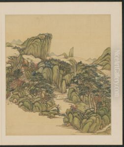 <<wang yuan qi shan shui ce>> by Wang Yuanqi