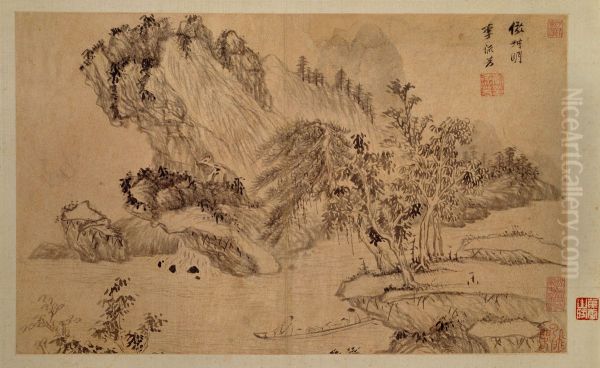<<li liu fang shan shui tu ce>> - view 1