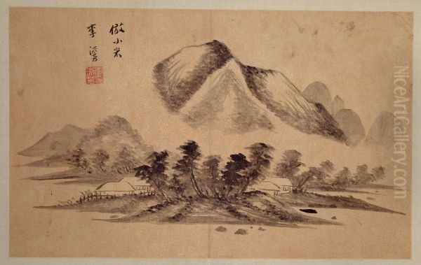 <<li liu fang shan shui tu ce>> - view 1