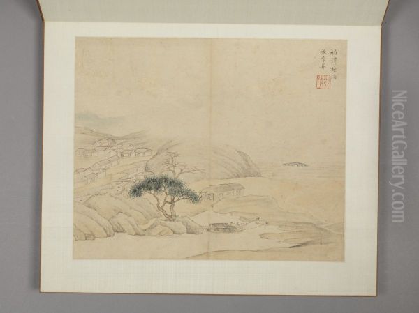 <<chen hao shan shui ce>> - view 1