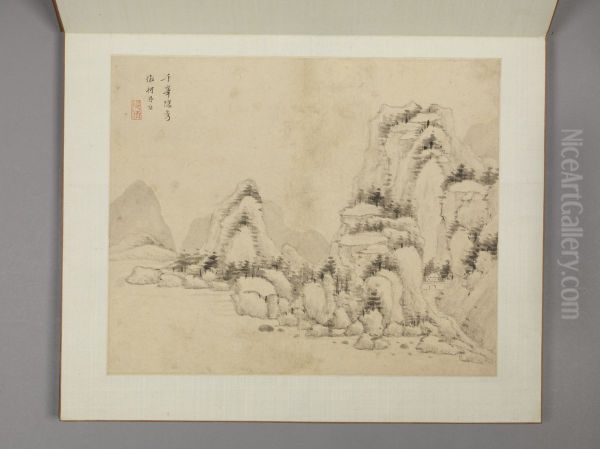 <<chen hao shan shui ce>> - view 1