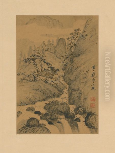 <<shi tao shan shui tu ce>> - view 1