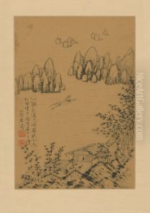 <<shi tao shan shui tu ce>> by Shitao Daoji