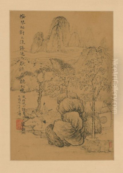 <<shi tao shan shui tu ce>> - view 1