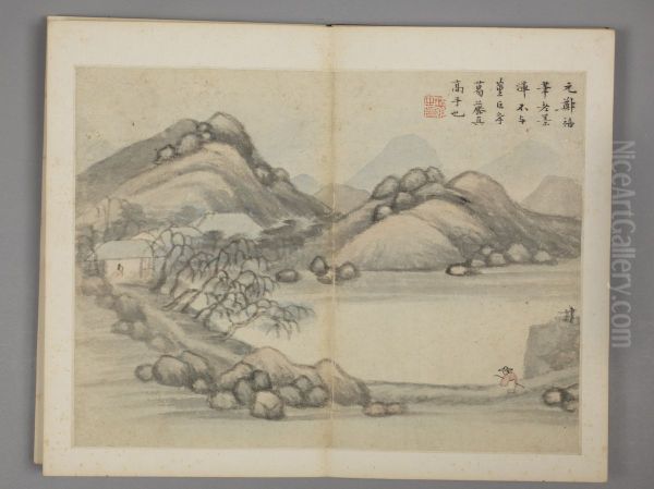 <<chen hao fang gu shan shui ce>> - view 1
