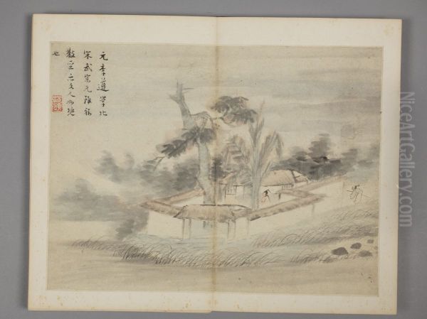<<chen hao fang gu shan shui ce>> - view 1