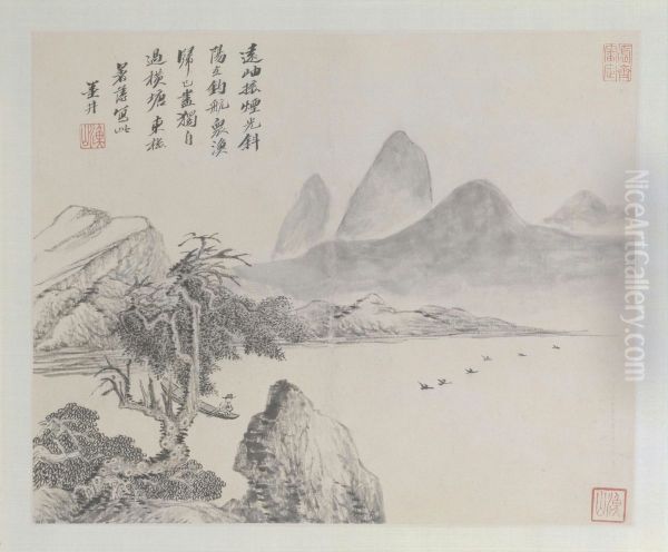 <<wu li shan shui tu ce>> - view 1