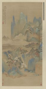 <<hua nie shan shui tu zhou>> by Hua Yan