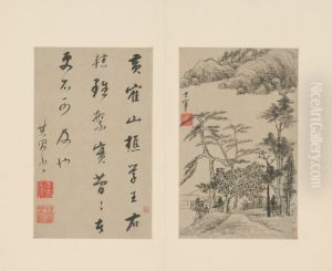 <<dong qi chang shan shui ce>> by Dong Qichang
