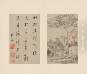 <<dong qi chang shan shui ce>> by Dong Qichang