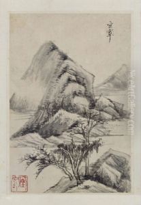 <<dong qi chang shan shui ce>> by Dong Qichang
