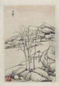 <<dong qi chang shan shui ce>> by Dong Qichang
