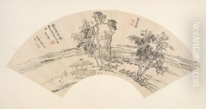 <<wang hui, gu fang, yang jin he hua shan shui shan>> by Wang Hui