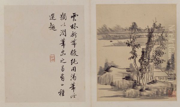 <<li liu fang shan shui ce>> - view 1