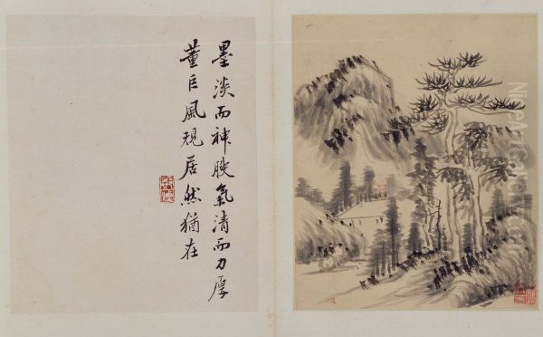 <<li liu fang shan shui ce>> - view 1
