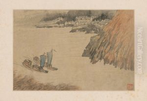 <<yuan ji shan shui tu ye>> by Shitao Daoji