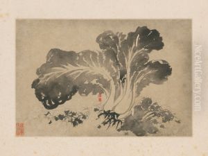 <<yuan ji mo bai cai tu ye>> by Shitao Daoji