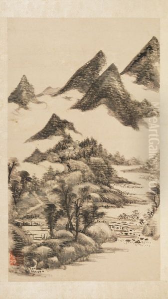 <<wang yuan qi shan shui ce>> - view 1