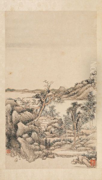 <<wang yuan qi shan shui ce>> - view 1