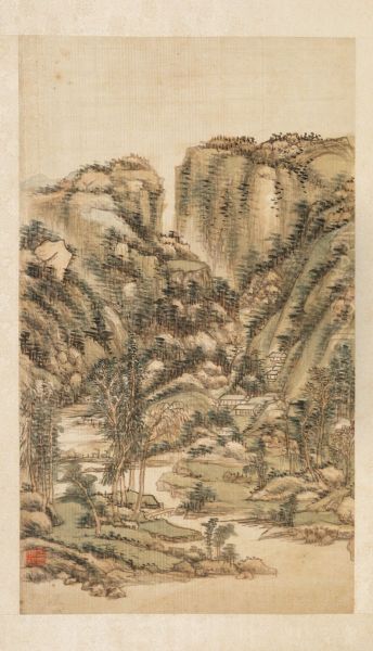 <<wang yuan qi shan shui ce>> - view 1
