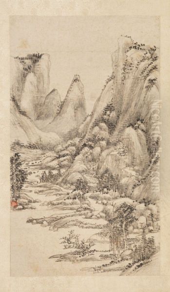 <<wang yuan qi shan shui ce>> - view 1
