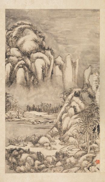 <<wang yuan qi shan shui ce>> - view 1