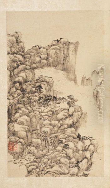 <<wang yuan qi shan shui ce>> - view 1