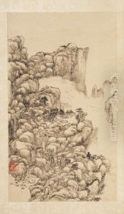 <<wang yuan qi shan shui ce>> by Wang Yuanqi
