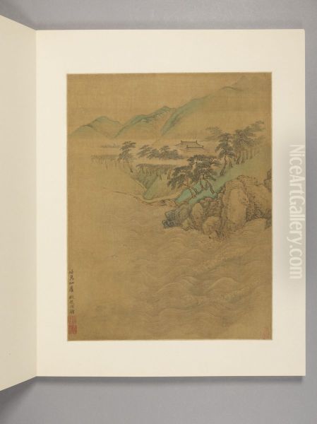 <<wang hui fang gu shan shui ce>> - view 1