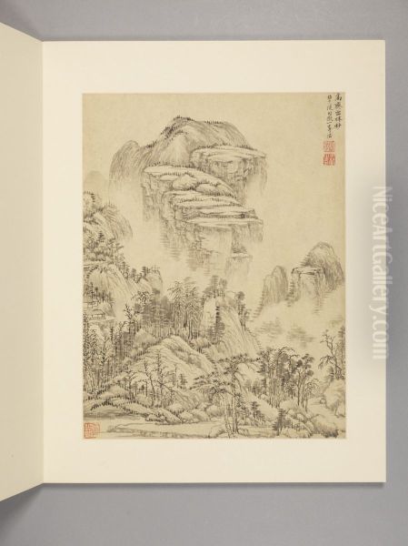 <<wang hui fang gu shan shui ce>> - view 1