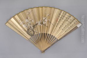 <<jiang ting xi hua mei hua xuan ye shu fan zhou xi hu shi cheng shan>> by Jiang Tingxi