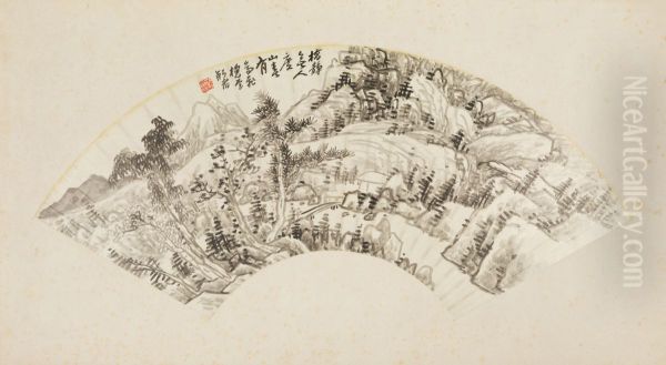<<chen heng ke shan shui tu shan mian>> - view 1