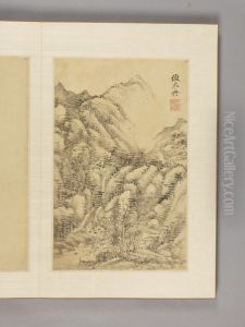 <<wang yuan qi shan shui ce>> by Wang Yuanqi